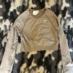 Taupe Gymshark Women's Crop Top